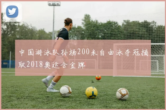 中国游泳队孙杨200米自由泳夺冠摘取2018奥运会金牌