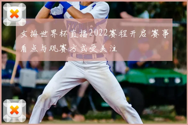 女排世界杯直播2022赛程开启 赛事看点与观赛方式受关注